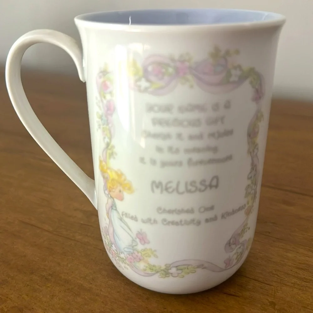 Precious Moments Your Name Is A Precious Gift”Melissa”  Mug, Cup, 1990